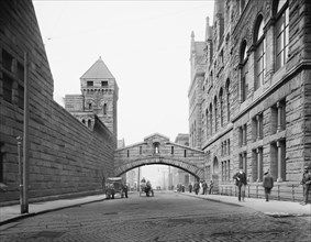 Bridge of Sighs, Pittsburgh, Pennsylvania, USA, Detroit Publishing Company, 1903
