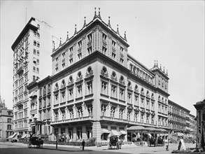 Delmonico's Restaurant, Fifth Avenue and 44th Street, New York City, New York, USA, Detroit Publishing Company, 1903
