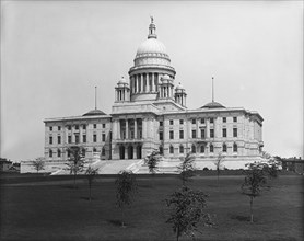State Capitol Building, Providence, Rhode Island, USA, Detroit Publishing Company, 1906
