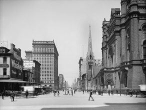 North Broad Street, Philadelphia, Pennsylvania, USA, Detroit Publishing Company, 1904