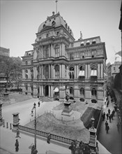 City Hall, Boston, Massachusetts, USA, Detroit Publishing Company, 1906