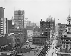 Cityscape, Pittsburgh, Pennsylvania, USA, Detroit Publishing Company, 1910