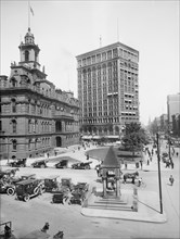 City Hall and Majestic Building, Detroit, Michigan, USA, Detroit Publishing Company, 1910