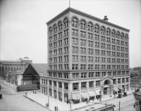 Union Traction Building, Indianapolis, Indiana, USA, Detroit Publishing Company, 1910
