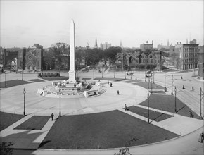 McKinley Monument, Buffalo, New York, USA, Detroit Publishing Company, 1908