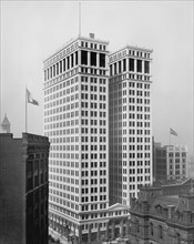 Dime Savings Bank Building, Detroit, Michigan, USA, Detroit Publishing Company, 1915