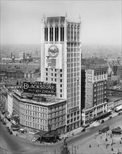 Real Estate Exchange from Dime Bank building, Detroit, Michigan, USA, Detroit Publishing Company, 1918