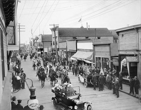 July 4th Parade, Front Street, Nome, Alaska, 1916