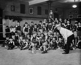 Navy Children Boxing, Harris & Ewing, 1933