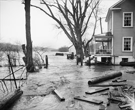 Flooding, Potomac River, Washington DC, USA, Harris & Ewing, March 1936