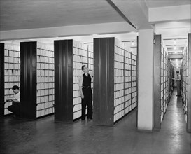 Employees Filing Patents, Patent Office, Washington DC, USA, Harris & Ewing, 1940