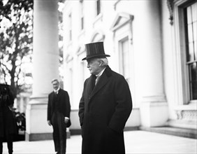 Former British Prime Minister David Lloyd George visiting White House, Washington DC, USA, Harris & Ewing, 1923