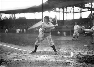 Sam Crawford, Major League Baseball Player, Detroit Tigers, Harris & Ewing, 1913
