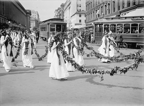 Woman Suffrage Parade, Washington DC, USA, Harris & Ewing, May 1914