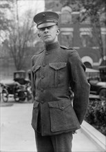 U.S. Marine Corps Private in Uniform, Portrait, USA, Harris & Ewing, 1916