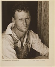Floyd Burroughs, Cotton Sharecropper, Alabama, USA, photographed by Walker Evans, 1935