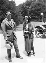 Douglas Fairbanks and Mary Pickford, Portrait, Washington DC, USA, Harris & Ewing, June 1920