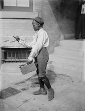 Young Boy with Shoe Shine Kit, Detroit Publishing Company, 1901