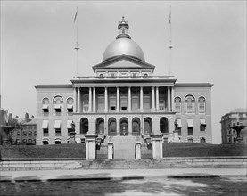State House, Boston, Massachusetts, USA, Detroit Publishing Company, 1899