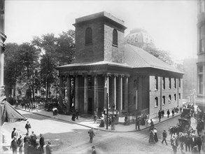 King's Chapel, Boston, Massachusetts, USA, Detroit Publishing Company, 1899