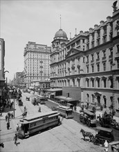 Grand Central Station and Hotel, Manhattan, 42nd Street, New York City, New York, USA, Detroit Publishing Company, 1905