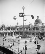 Whirl of the Whirl, Luna Park, Coney Island, New York, USA, Detroit Publishing Company, 1905
