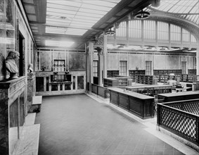 Circulating Library, New York Public Library Main Branch, New York City, New York, USA, Detroit Publishing Company, early 1910's
