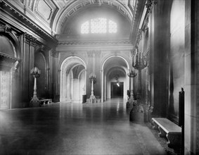 Hall, Third Floor, New York Public Library Main Branch, New York City, New York, USA, Detroit Publishing Company, early 1910's