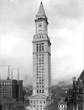 Custom House Tower, Boston, Massachusetts, USA, Detroit Publishing Company, 1915
