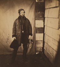 British Captain Alexander Leslie-Melville, Lord Balgonie, Grenadier Guards, Crimean War, Crimea, Ukraine, by Roger Fenton, 1855