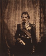 British General Sir George de Lacy Evans, Three-Quarter Length Portrait in Dress Uniform, Crimean War, Crimea, Ukraine, by Roger Fenton, 1855