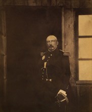 French General Pierre Bosquet, Three-Quarter Portrait, Crimean War, Crimea, Ukraine, by Roger Fenton, 1855