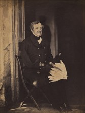 FitzRoy James Henry Somerset, 1st Baron Raglan, Full-Length Seated Portrait, Crimean War, Crimea, Ukraine, by Roger Fenton, 1855