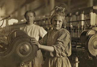 Typical Cotton Mill Spinner, Lancaster, South Carolina, USA, Lewis Hine for National Child Labor Committee, November 1908