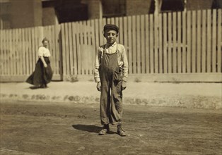 John Bachman, 14 years old, Textile Mill Worker, New Bedford, Massachusetts, USA, Lewis Hine for National Child Labor Committee, August 1911