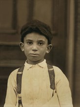 Young Newsie, Half-length Portrait, St. Louis, Missouri, USA, Lewis Hine for National Child Labor Committee, May 1910