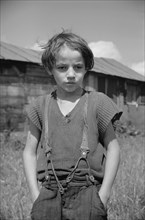 Son of Woodcutter, Eden Mills, Vermont, USA, Carl Mydans for U.S. Resettlement Administration, August 1936