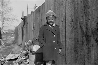 Young Girl in Slum Area, Washington DC, USA, John Vachon, December 1937