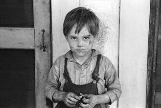 Son of a Migrant Citrus Worker, Winter Haven, Florida, USA, Arthur Rothstein for U.S. Resettlement Administration, January 1937
