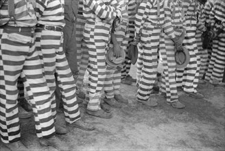 Convicts, Greene County Prison Camp, Greene County, Georgia, USA, Jack Delano, Farm Security Administration, May 1941