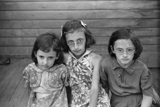Children of Albert Lynch, Farm Security Administration Client, Dummerston, Vermont, USA, Jack Delano, Farm Security Administration, August 1941