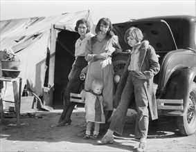 Drought Refugees, California, USA, Dorothea Lange, Farm Security Administration, February 1936