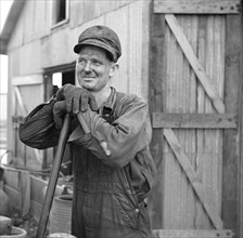 Zinc Smelter Worker, Picher, Oklahoma, USA, Arthur Rothstein, Farm Security Administration, May 1936