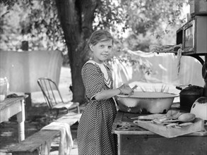 Child of Migratory Fruit Worker, Yakima, Washington, USA, Arthur Rothstein, Farm Security Administration, July 1936