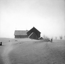 Dust Storm Damage, Cimarron County, Oklahoma, USA, Arthur Rothstein, Farm Security Administration, April 1936