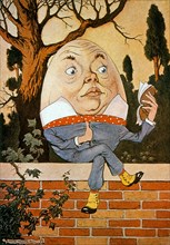 Humpty Dumpty Sitting on a Wall, Illustration by Milo Winter, 1916