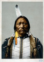 Buckskin Charlie, Ute Sub-Chief, Chromolithograph, circa 1903