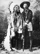 Sitting Bull, Sioux Chief, and Buffalo Bill Cody, circa 1885