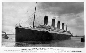 The White Star Liner, Titanic, circa 1912