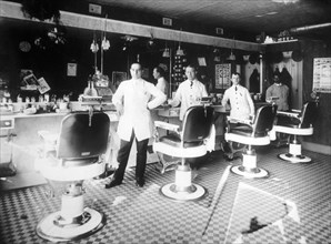 Barber Shop, circa 1915